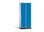 C+P Schließfachschrank Intro, 8 Fächer, H1950xB820xT500mm Front Lichtblau Korpus Lichtgrau ; C + P Möbelsysteme (8470-202|S10000)