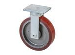BS Rollen Schwerlast-Bockrolle D.400mm Trgf.3500kg Platte L255xB200mm (RR110.C10.401)