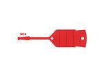 KS Tools Schlüsselanhänger mit Schlaufe, rot, 500 Stück (500.8019)