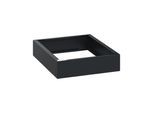 C+P auf 100mm hohem Sockel 100x400x500mm Sockelfarbe RAL 7021 Schwarzgrau Material Unterbau Stahl ; C + P Möbelsysteme (08000-7000405|S10001)