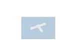 Hünersdorff T-Schlauchverbinder 8 mm bzw. 5/16" natur, HDPE (537000)