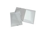 Eichner PP-Collegemappen A4 + 3 Flügelklappen und Eckspann-Gummi transparent (9038-00742)