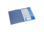 Eichner PP-Mappe A4 mit Klappen, blau-transparen (9038-00075)