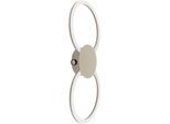 EGLO Deckenleuchte "VENTICELLO 1 Deckenlampe - Alu - LED;LED - 20W;0,91W - IP20", sandfarben, 2, H: 5cm, 1 Stk., Leuchten, Wohzimmerlampe, Esszimmerlampe, Flur, Schlafzimmer, L66 x B30 x H5 cm, Deckenleuchte