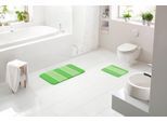 Badematte LINEA DUE "Waymore", grün, H:18mm, Polyester, Badematten, Badematte