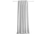 Vorhang HOME BASICS "ACUSTICO" Gr. 1, weiß (wollweiß), B:135cm H:160cm, Polyester, Gardinen, Vorhang, Akustikschall ACUSTICO