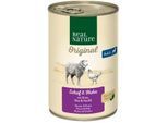 REAL NATURE Nassfutter Hund, Adult, Schaf und Huhn 12x400 g