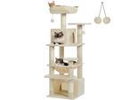 Pawz Road mittelgroßer Katzenbaum 136cm beige