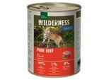 REAL NATURE WILDERNESS Nassfutter Katze, Adult Pure Beef 6x800 g