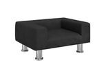 VidaXL Hundebett schwarz 50 cm, 26,5 cm, 50 cm