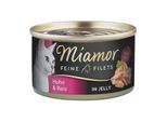 Miamor Feine Filets in Jelly Huhn und Reis 48x100 g