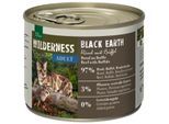 REAL NATURE WILDERNESS Nassfutter Katze, Adult Black Earth, Rind und Büffel 12x200 g