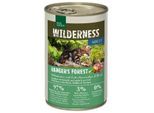 REAL NATURE WILDERNESS Nassfutter Katze, Adult Ranger's Forest, Wildschwein mit Ente, Kaninchen und Hirsch 24x400 g