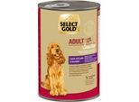 SELECT GOLD Nassfutter Hund Sensitive Adult Lamm mit Lachs und Kartoffel 12x400 g