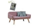 Rohrschneider Hundesofa Chicago mit Gratis-Beigabe rosa
