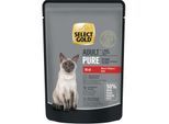 SELECT GOLD Adult Pure in Soße Rind 48x85 g