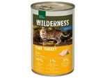 REAL NATURE WILDERNESS Nassfutter Katze, Adult Pure Turkey 24x400 g