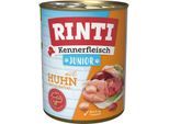 RINTI Kennerfleisch Nassfutter Hund, Junior, Dose Huhn 36x800 g