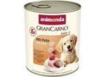 animonda GranCarno Original Nassfutter Hund Junior, Pute 24x800 g