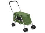 VidaXL Hundewagen 100x49x96 cm (L x B x H) grün