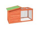 VidaXL Kaninchenstall 100,5x54x55cm (L x B x H) naturfarben