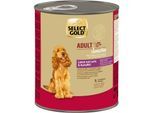 SELECT GOLD Sensitive Nassfutter Adult Lamm mit Lachs und Kartoffel 12x800 g