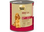SELECT GOLD Sensitive Nassfutter Adult Rind mit Reis 24x800 g