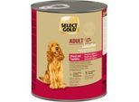 SELECT GOLD Sensitive Nassfutter Adult Pferd mit Tapioka 6x800 g