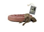 Rohrschneider ® Hundekissen inkl. Gratis-Beigabe, Kuschelhöhle "Denver" altrosa L