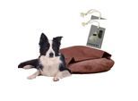 Rohrschneider ® Liegekissen inkl. Gratis-Beigabe, Kuschelinsel Samt "Valley" altrosa L