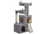 Pawz Road –Kratzbaum 104 cm–mit Höhlen grau