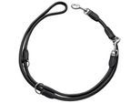 Hunter Verstellbare Führleine Round & Soft schwarz S-M