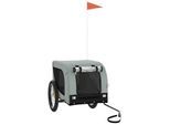VidaXL Fahrradanhänger 133x69x73,5cm (L x B x H) grau