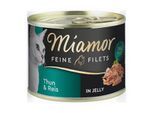 Miamor Feine Filets in Jelly Thunfisch und Reis 24x185 g