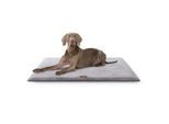 Knuffelwuff Kuschelige Hundematte Sunport aus weichem Kaninchen Fellimitat grau M-L