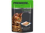 PREMIERE Fine Filets Nassfutter Katze Adult Jelly Thunfisch mit Gemüse 24x100 g