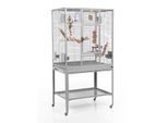 Montana Cages Vogelkäfig Madeira Single hellgrau