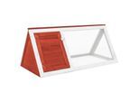 VidaXL Holz Kaninchenstall / Kleintierstall rot