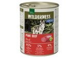 REAL NATURE WILDERNESS Nassfutter Hund, Adult, Pure Beef 12x800 g