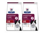 Hill's Prescription Diet i/d Trockenfutter für Katzen mit Huhn, Adult, zur Unterstützung der Verdauung 2x3 kg