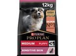 PRO PLAN Puppy Medium Sensitive Skin Lachs 12 kg