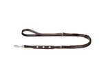 Hunter Verstellbare Führleine Swiss schwarz/ braun M-L