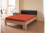 Spannbettlaken KUM "Frottee-Stretch Spannbetttuch", orange (terra), L:200cm, Frottee, Obermaterial: 80% Baumwolle, 20% Polyester, Bettlaken, Spannbettlaken, bis ca. 30 cm Matratzenhöhe