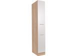 Apothekerschrank RESPEKTA "Merle", weiß, B:30cm H:200cm T:60cm, Schränke, Apothekerschrank, Breite 30 cm, Metallstangengriffe, Höhe 200 cm