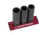 Kraftwerk Schlag-Stecknusssatz MAGALU 1/2", 3-tlg. (381099)