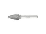 HOLEX Frässtift Z7 - mittel kreuzverzahnt F1225 (540750 F1225)