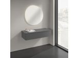 Villeroy und Boch Antao Sideboard K41100GK 120x26,8x50cm, Waschbeckenplattenfarbe Lack, anthracite matt lacquer