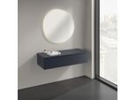 Villeroy und Boch Antao Sideboard K41100HG 120x26,8x50cm, Waschbeckenplattenfarbe Lack, midnight blue matt lacquer