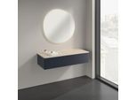 Villeroy und Boch Antao Sideboard K41103HG 120x26,8x50cm, Waschbeckenplattenfarbe botticino, midnight blue matt lacquer