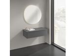 Villeroy und Boch Antao Sideboard K40000GK 100x26,8x50cm, Waschbeckenplattenfarbe Lack, anthracite matt lacquer